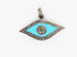 Pave Diamond Enamel Evil Eye Charm (DCH-120)